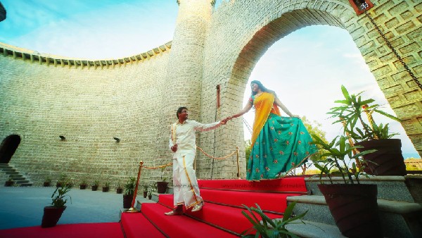 couple photography the hidden castle