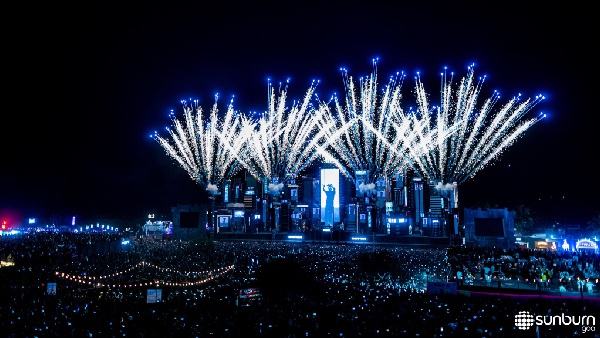 picture of sunburn festival goa