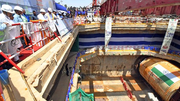 tbm 1 launching in patna metro work