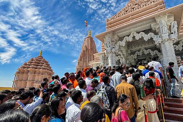 abu dhabi temple after opening for common people