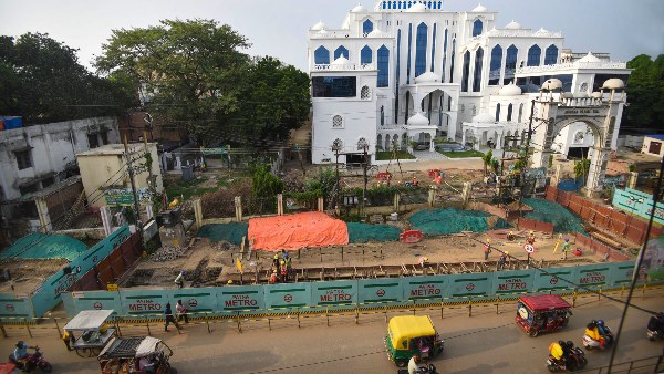 patna metro construction work