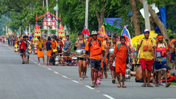 delhi noida traffic advisory for kanwar yatra