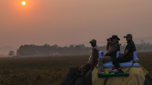 narendra modi at kaziranga national park