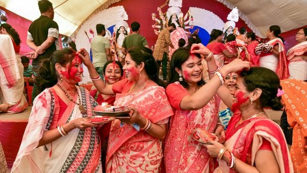 vijayadashmi sindoor khela