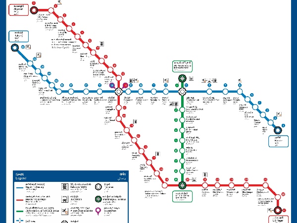 hyderabad metro phase 1 route map