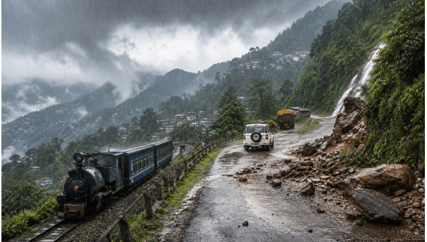 Darjeeling and Sikkim Travel Alert: Heavy Rain and Landslide Warning for June 2026 Trips