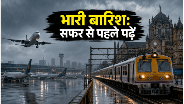 Mumbai Heavy Rain Alert 2026: Flight Delays, Local Train Disruptions, and Essential Travel Tips for Commuters