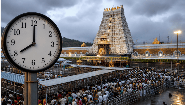 Tirumala Darshan Today: Heavy Sunday Crowds, Waiting Times, and Latest Updates 2026