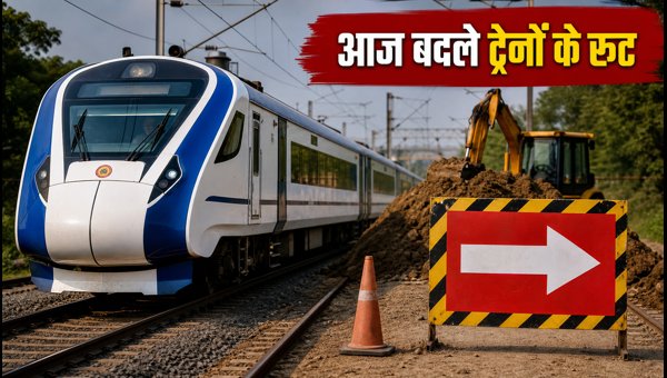 Bihar Train Route Diversion 2026: Gorakhpur-Patliputra Vande Bharat and Other Trains Affected