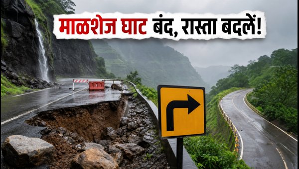 Malshej Ghat Closed: Heavy Rain Causes Road Collapse, Check Alternative Routes for July 2026 Travel Malshej Ghat Closed: Heavy Rain Causes Road Collapse, Check Alternative Routes for July 2026 Travel