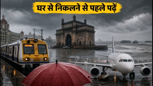 Mumbai Red Alert: Heavy Rain Impact on Local Trains, Flights, and Travel Updates 2026 Mumbai Red Alert: Heavy Rain Impact on Local Trains, Flights, and Travel Updates 2026