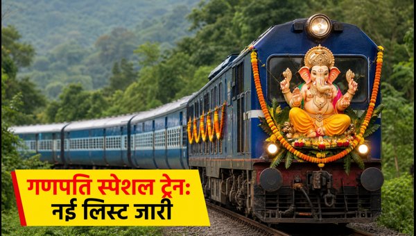 Ganpati Special Trains 2026: New Vishwamitri-Ratnagiri Routes, Timings, and Booking Details