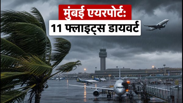 Mumbai Airport Flight Diversions: 11 Flights Diverted Due to Strong Winds on 30 September 2026 Mumbai Airport Flight Diversions: 11 Flights Diverted Due to Strong Winds on 30 September 2026