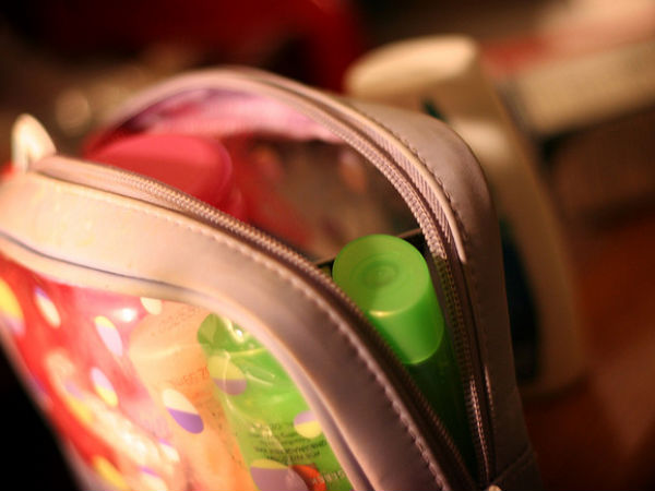 Pack a toiletry kit with travel sized necessities