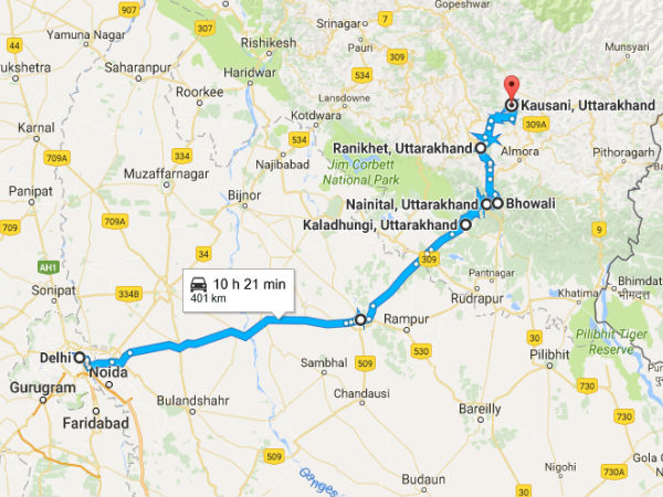 weekend getaway from delhi to kausani
