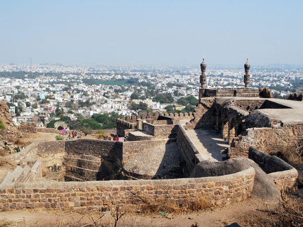 golconda fort in hyderabad