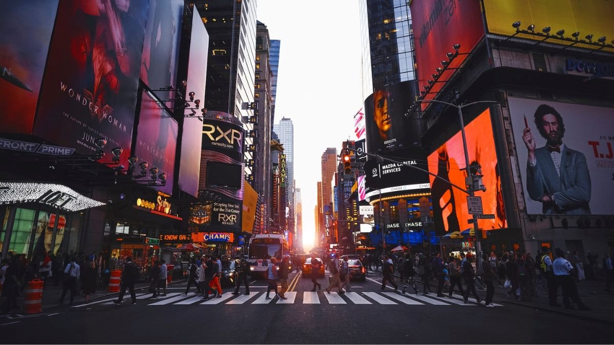 Manhattanhenge in New York