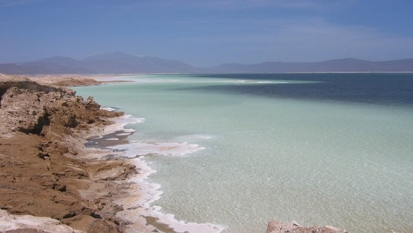 Extraordinary Saltwater Lake Assal Extraordinary Saltwater Lake Assal