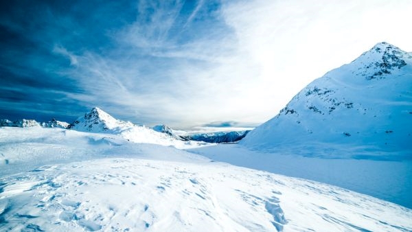  Pyramid-like Mountain in Antarctica 