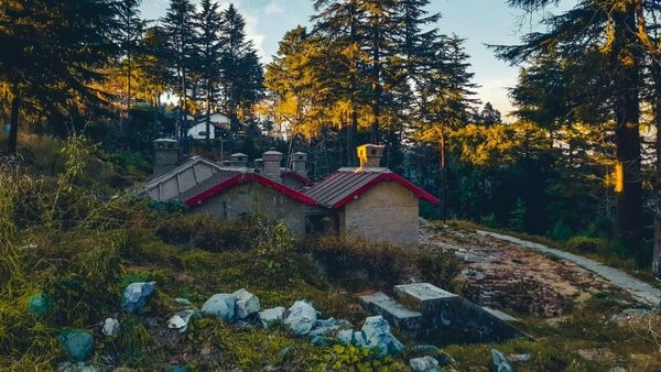 Scenic view of Mukteshwar hill station