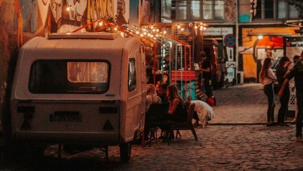 Traditional Polish pierogi dumplings