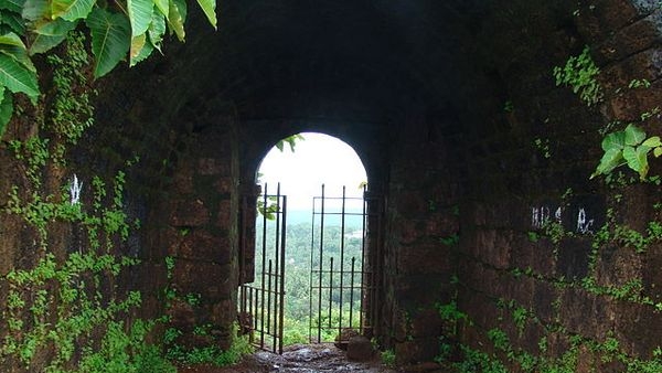 Chapora Fort location Chapora Fort location