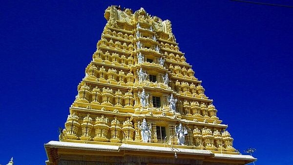 Intricate carvings at Chamundi Hill Temple Intricate carvings at Chamundi Hill Temple