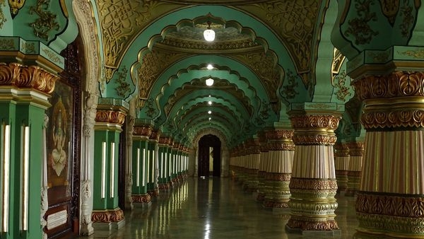 Mysore Palace during Dussehra Mysore Palace during Dussehra
