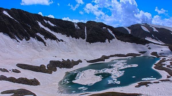 Serene Alpather Lake near Gulmarg Serene Alpather Lake near Gulmarg