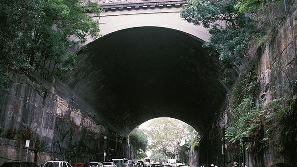 The monumental Argyle Cut in The Rocks district