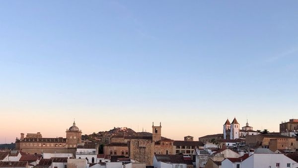 An enchanting view of the Extremadura landscape that showcases its untouched natural beauty. An enchanting view of the Extremadura landscape that showcases its untouched natural beauty.