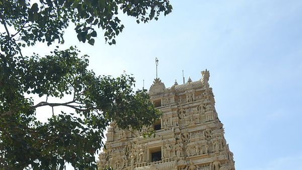 Ancient temple showcasing Keralas grandeur architectural style Ancient temple showcasing Keralas grandeur architectural style
