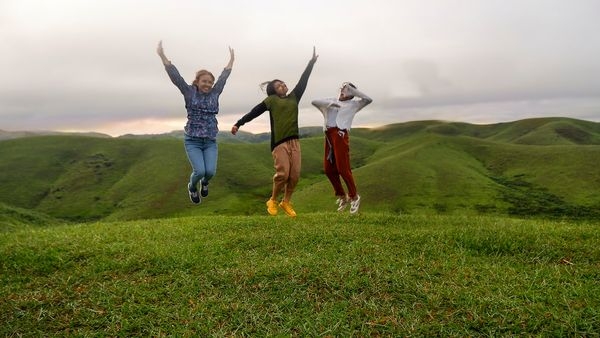 Beautiful valleys and mountains of Meghalaya depicting an enchanting view of nature