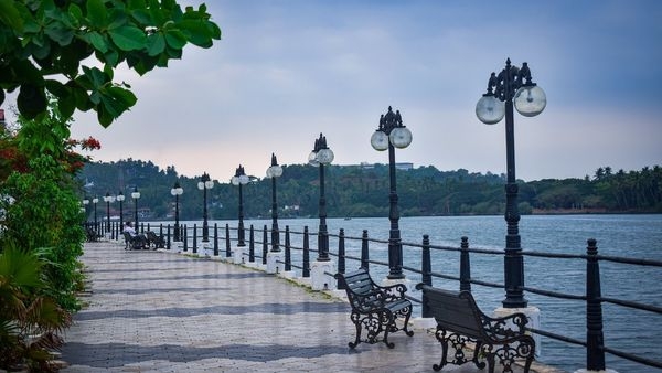 Beautiful view of Puducherry beach