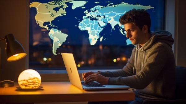 Image of a person planning a budget-friendly solo trip to India