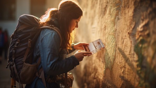 Map showing ideal travel plan for female solo travelers in India Map showing ideal travel plan for female solo travelers in India
