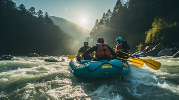 Picturesque view of the nature surrounding Sitanadi, a perfect combination of adventure and calming scenery Picturesque view of the nature surrounding Sitanadi, a perfect combination of adventure and calming scenery