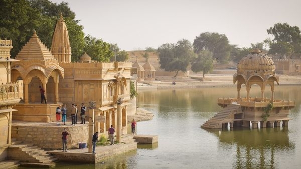 Students exploring cultural sites in Jaisalmer, the Golden City Students exploring cultural sites in Jaisalmer, the Golden City