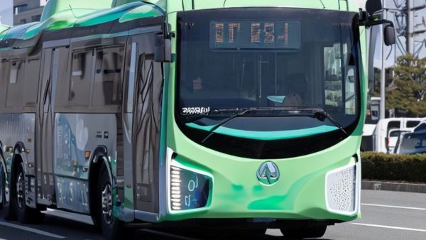 Indias First Green Hydrogen-Powered Bus Indias First Green Hydrogen-Powered Bus