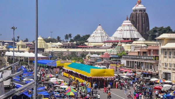 A panoramic view of the sacred Jagannath Temple