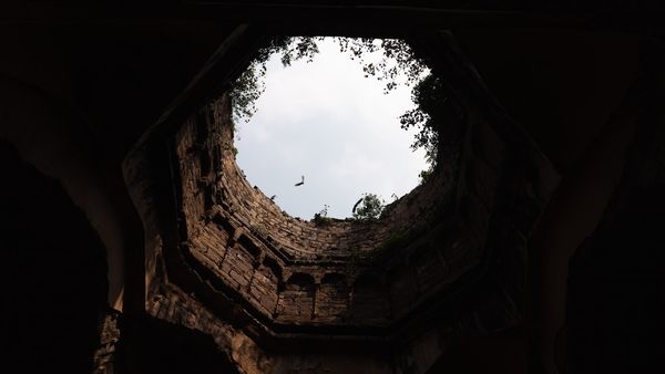 An image of the Qutub Shahi Tombs displaying their full grandeur An image of the Qutub Shahi Tombs displaying their full grandeur