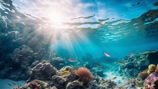 Diverse and untouched underwater ecosystems in Kiribati offering an underwater paradise for diving and snorkeling enthusiasts