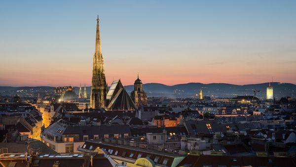 Image depicting picturesque autumn landscapes of Vienna