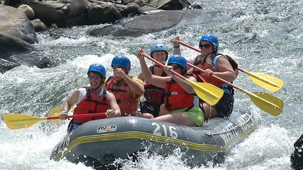 Paddling through the tumultuous waves of the Teesta River in the lap of Sikkims Himalayas