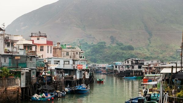 Stilt houses at Tai O fishing village Stilt houses at Tai O fishing village