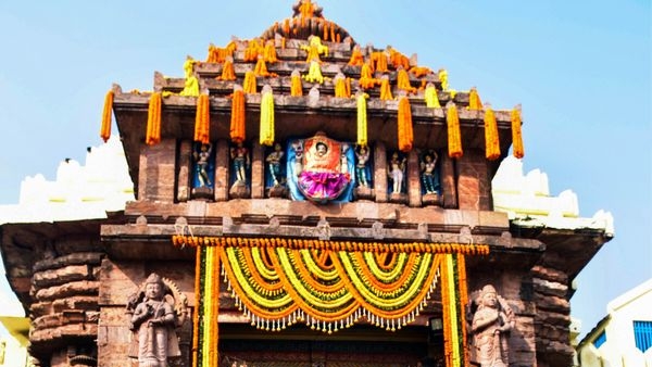 Temple authorities in a meeting to discuss proper temple attire
