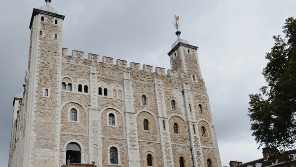 The iconic image of the Tower of London, steeped in history and tales of intrigue