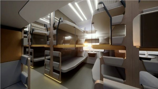 First Look of Vande Bharat Sleeper Coach