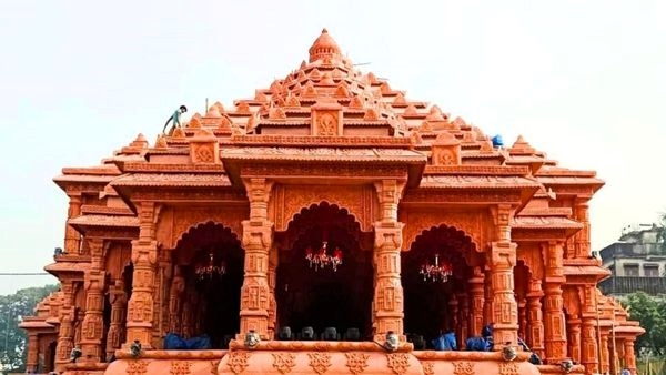 Ayodhyas Ram Mandir-Themed Durga Puja