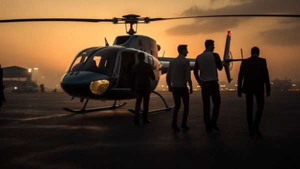 New helicopter service in Dudhwa National Park
